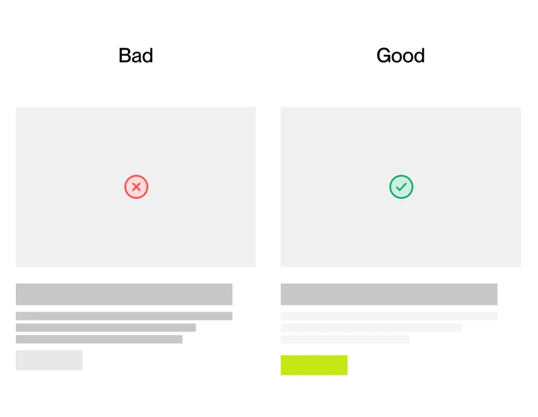 A bad and good comparison of interface microcopy
